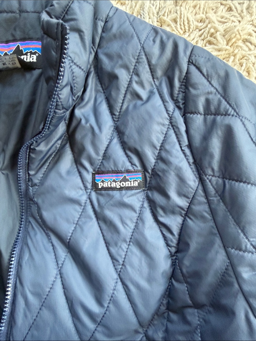 Patagonia Quilted Jacket - Dark Blue